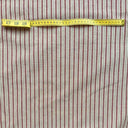 Smalrandigt tyg Alf med måttband som visar randning och bredd