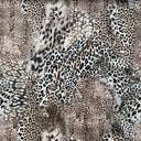 Leopardmönstrat möbeltyg i naturtoner med mjuk yta och hög slitstyrka