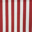 Röd och vit randig markisväv i slitstark polyester för markiser och solskydd