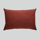 Kuddfodral 50x70 i tegelröd färg med mjuk linnekänsla