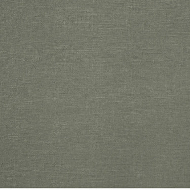 Olivgrönt Göran-tyg med linliknande struktur och matt yta.