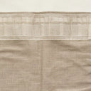 Gardintopp med multiband som möjliggör olika upphängningar på gardinstång eller skena