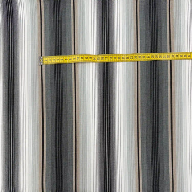 Sigrid markisväv med randigt mönster, 135 cm bred polyester­väv för utomhusbruk