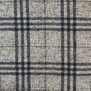 Detaljbild av Coco möbeltyg med tät väv och diskret rutstruktur i naturliga nyanser, anpassat för soffor, kuddar och stoppade möbler.